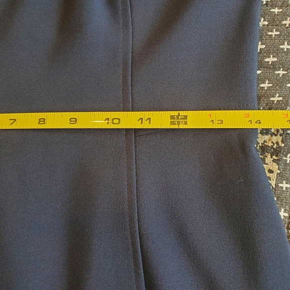 Maggy London Illusion Flounce Hem Dress Sz 4 - Picture 7 of 8